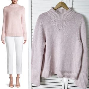 Elie Tahari chunky pink sparkle sweater